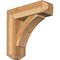 Ekena Millwork Thorton Craftsman Rough Sawn Bracket w/ Offset Brace, Western Red Cedar, 8"W x 26"D x 26"H BKT0806X26X26THR04RWR - alternate 1